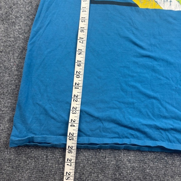 THE NORTH FACE Mens Blue Square Logo Short Sleeve T- Shirt size: Medium - Picture 6 of 7